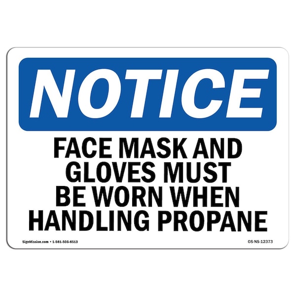 Signmission OSHA Sign, Eye Protection Required, 18in X 12in Peel And Stick Wall Graphic, 12" W, 18" H, Portrait OS-NS-RD-1218-V-12352 - main